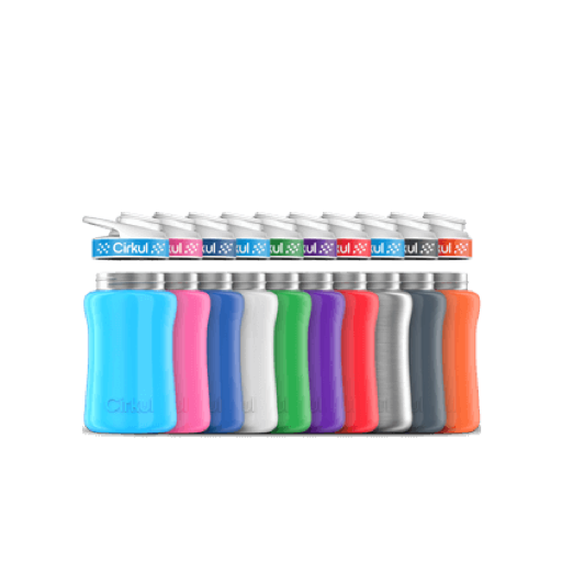 12oz. Stainless Steel Bottle & Comfort Grip Lid M8