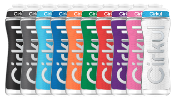22oz. Grip Squeeze Plastic Bottle & Sport Lid T9