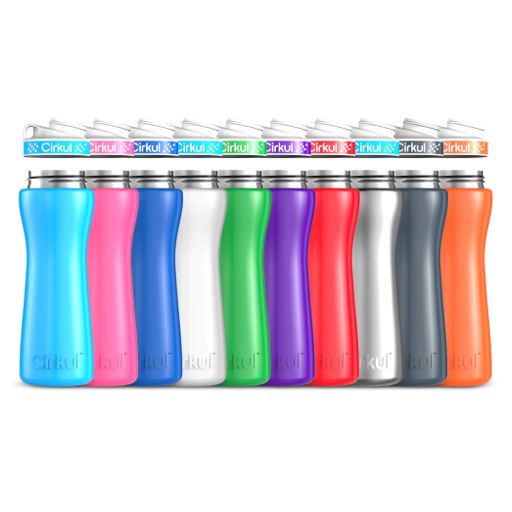 22oz. Stainless Steel Bottle & Comfort Grip Lid A6