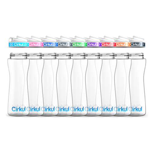 22oz. Plastic Bottle & Comfort Grip Lid P4