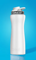 22oz. White Stainless Steel Bottle & Black Lid A9