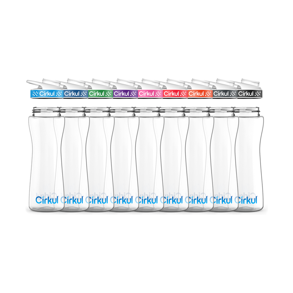 22oz. Plastic Bottle & Comfort Grip Lid K9