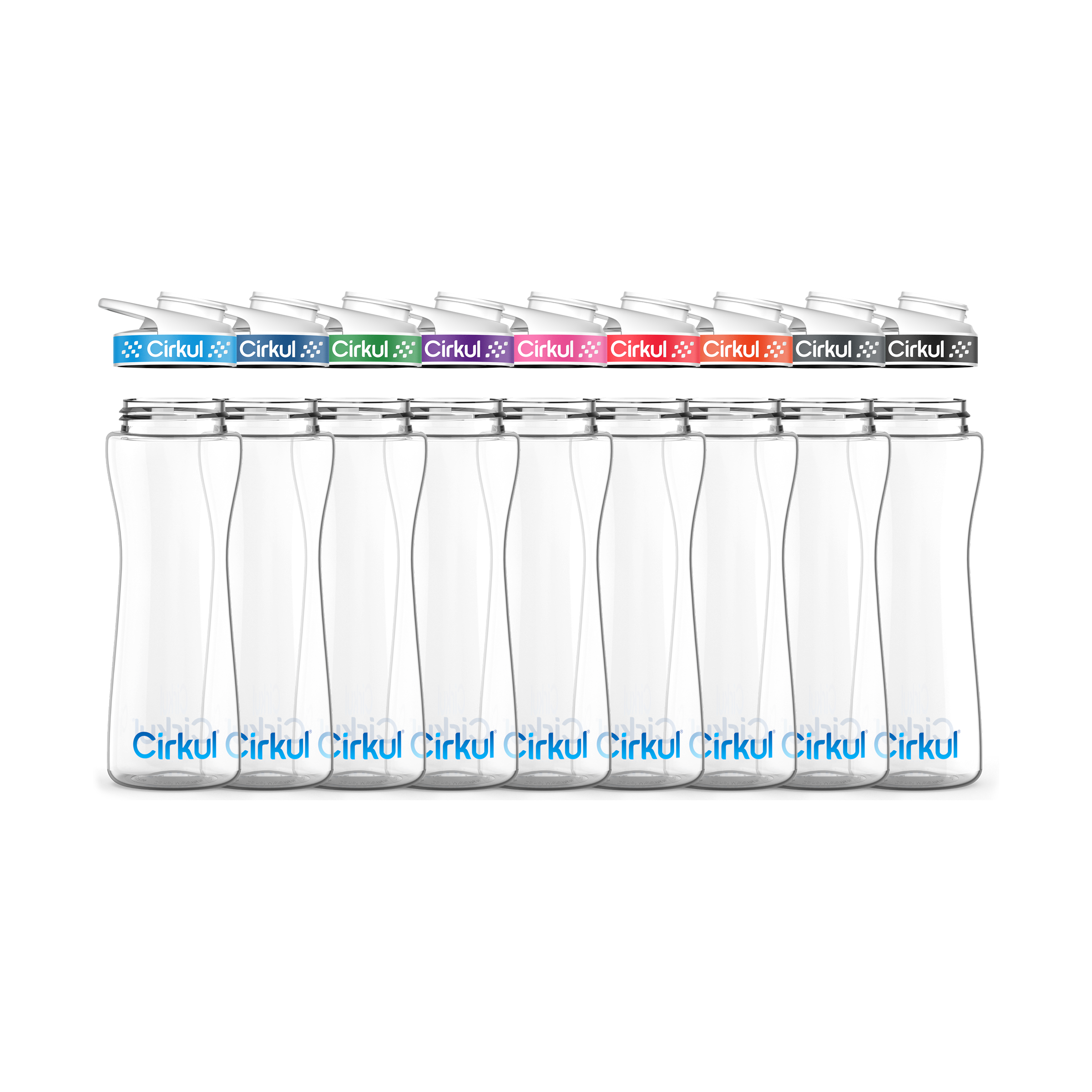 22oz. Plastic Bottle & Comfort Grip Lid K9