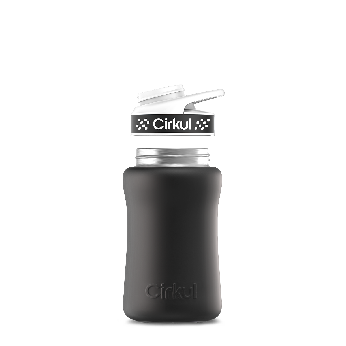 12oz. Stainless Steel Bottle & Comfort Grip Lid U5