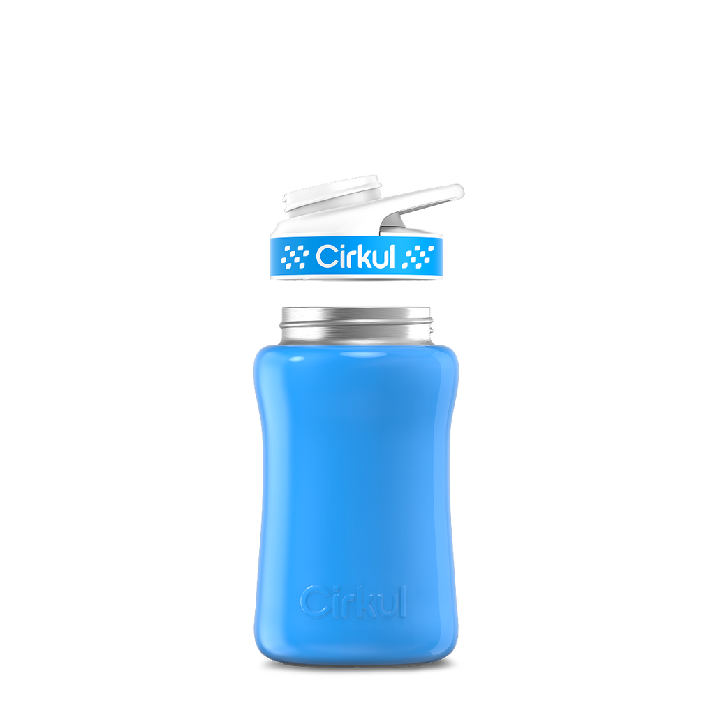 12oz. Stainless Steel Bottle & Comfort Grip Lid U5