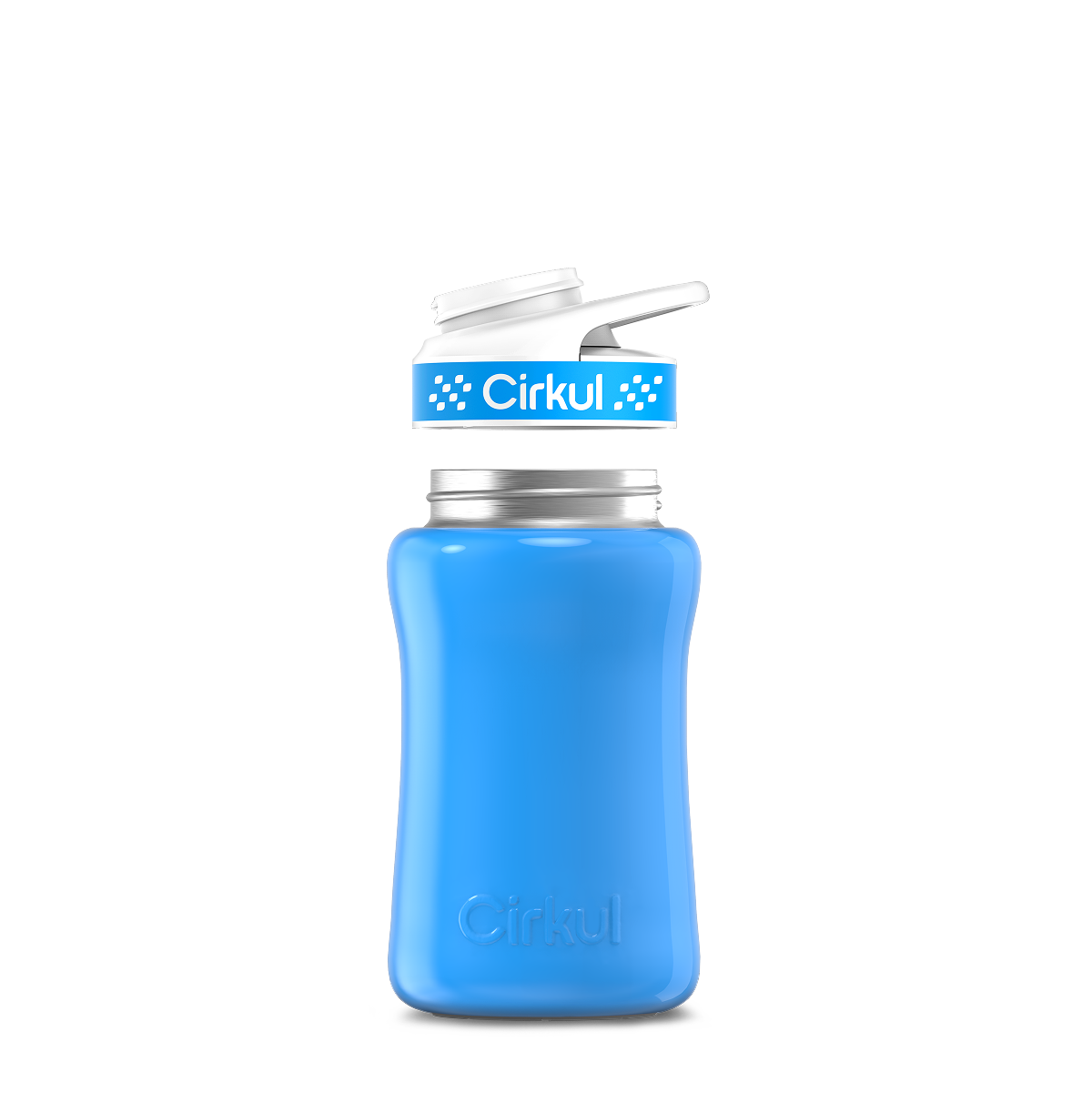 12oz. Stainless Steel Bottle & Comfort Grip Lid U5