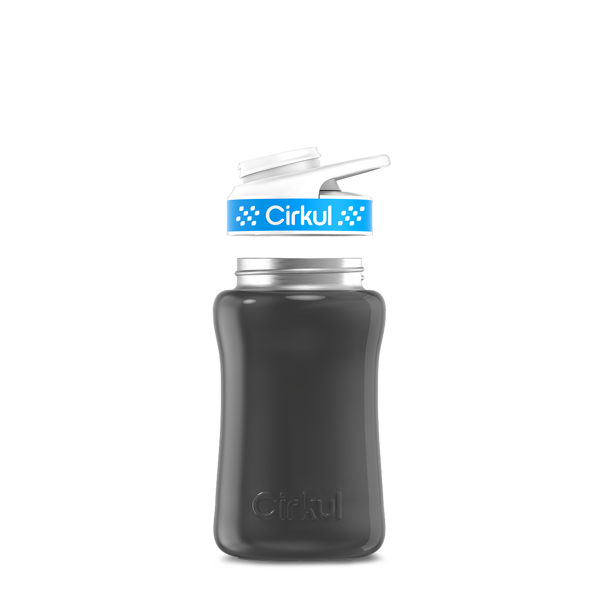 12oz. Stainless Steel Bottle & Comfort Grip Lid O4