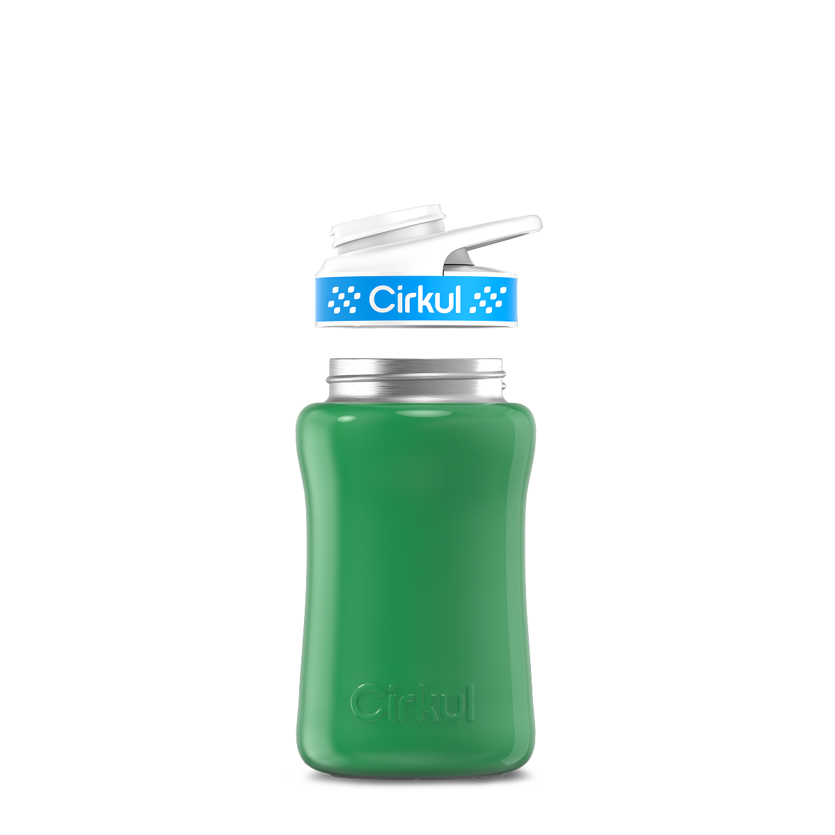 12oz. Stainless Steel Bottle & Comfort Grip Lid U5