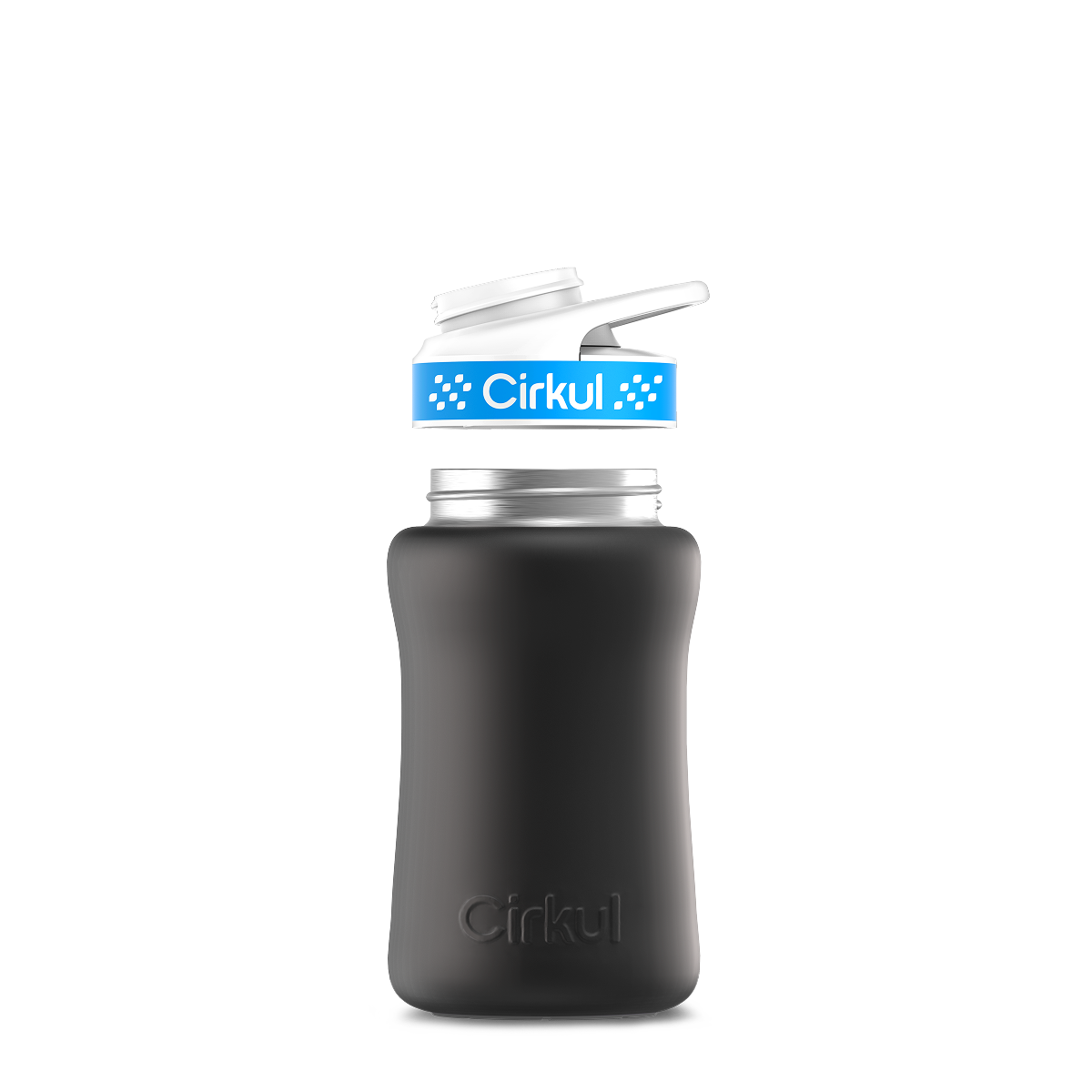 12oz. Stainless Steel Bottle & Comfort Grip Lid U5