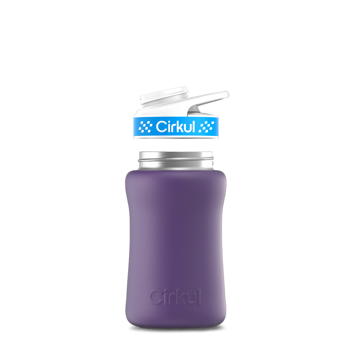 12oz. Stainless Steel Bottle & Comfort Grip Lid U5