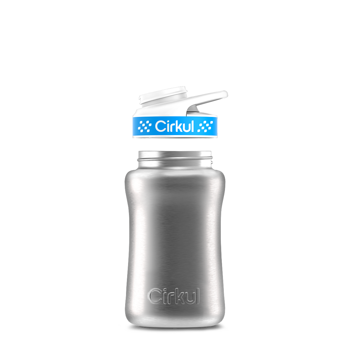 12oz. Stainless Steel Bottle & Comfort Grip Lid U5
