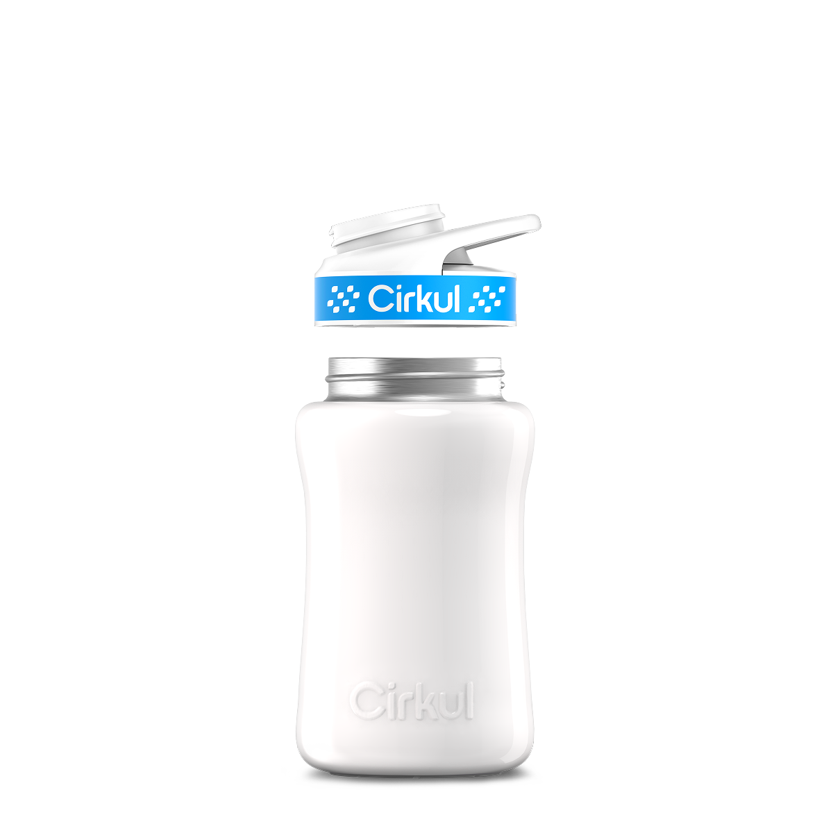 12oz. Stainless Steel Bottle & Comfort Grip Lid U5
