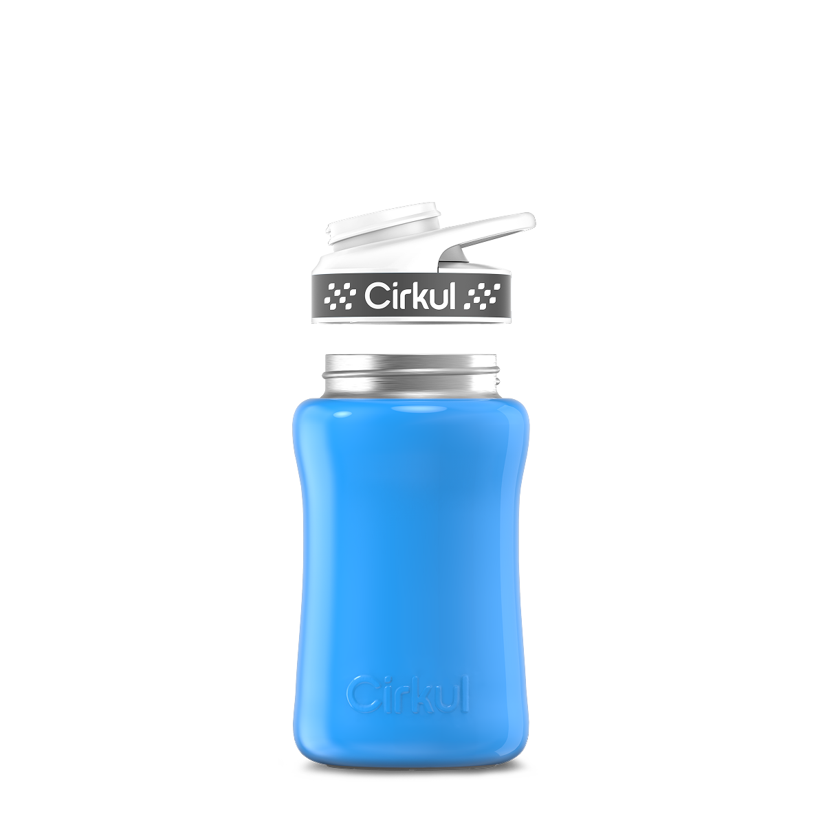 12oz. Stainless Steel Bottle & Comfort Grip Lid U5