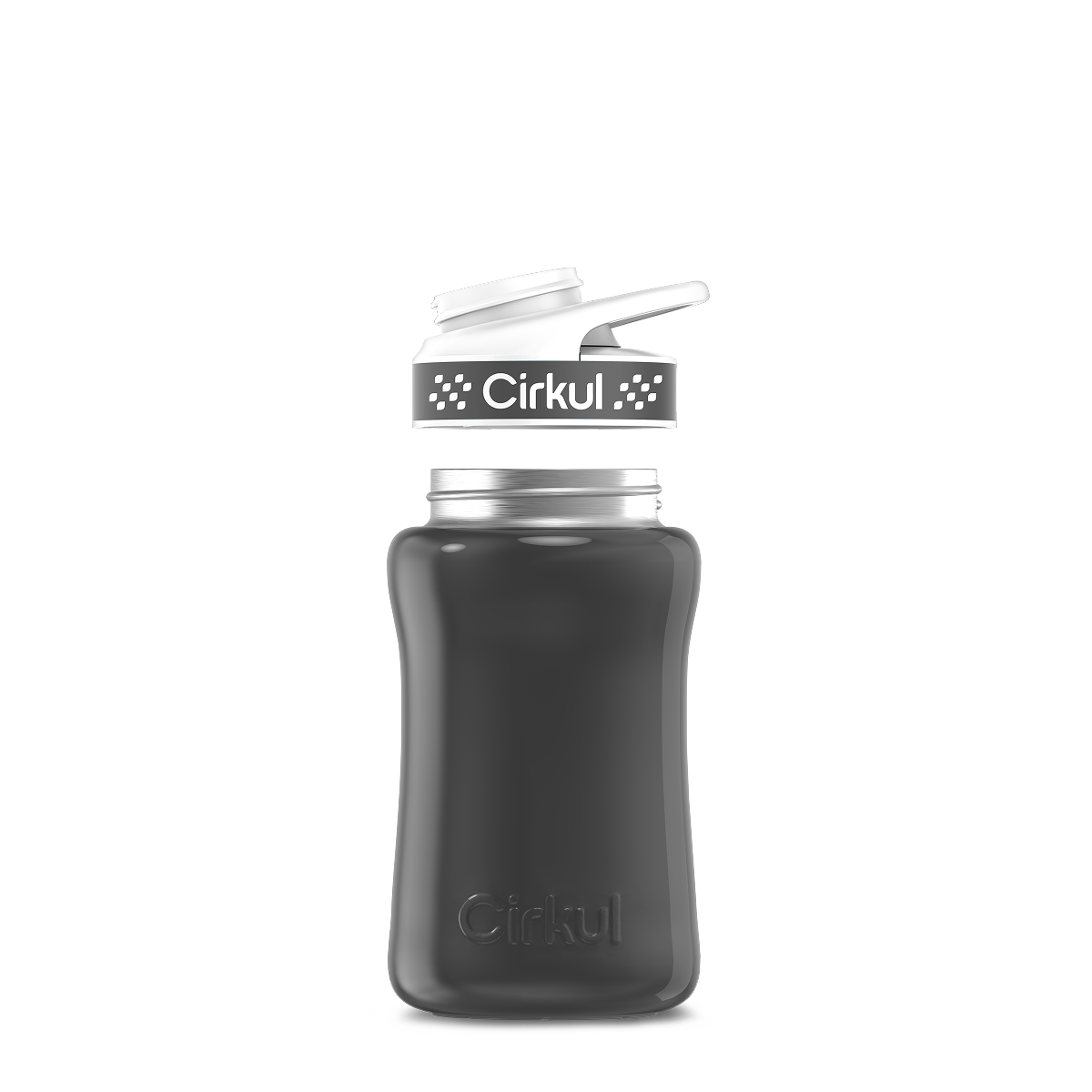 12oz. Stainless Steel Bottle & Comfort Grip Lid U5