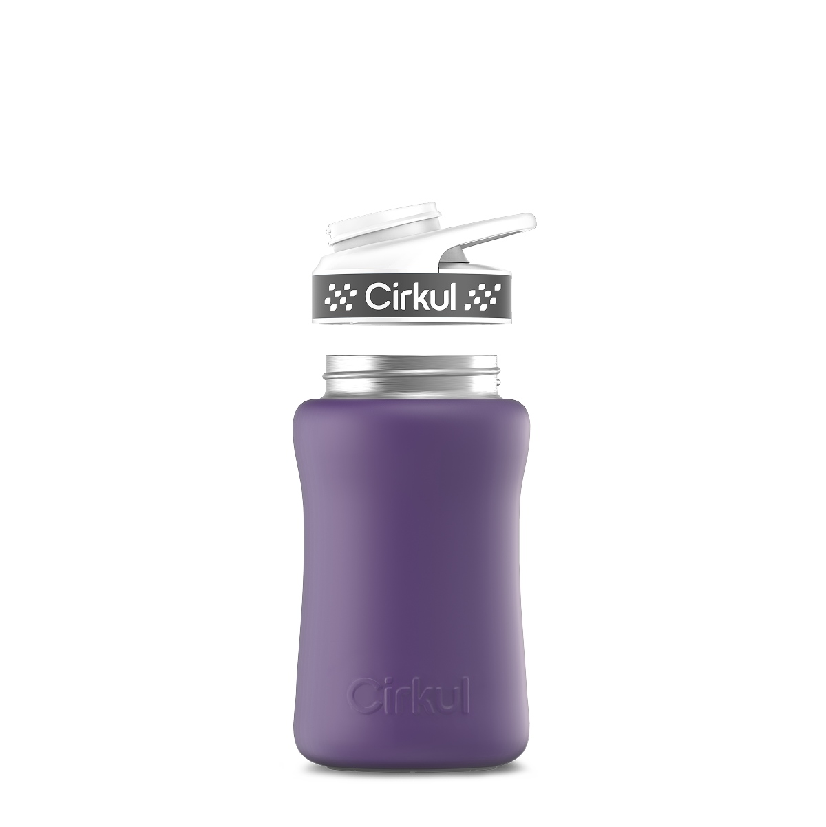 12oz. Stainless Steel Bottle & Comfort Grip Lid U5