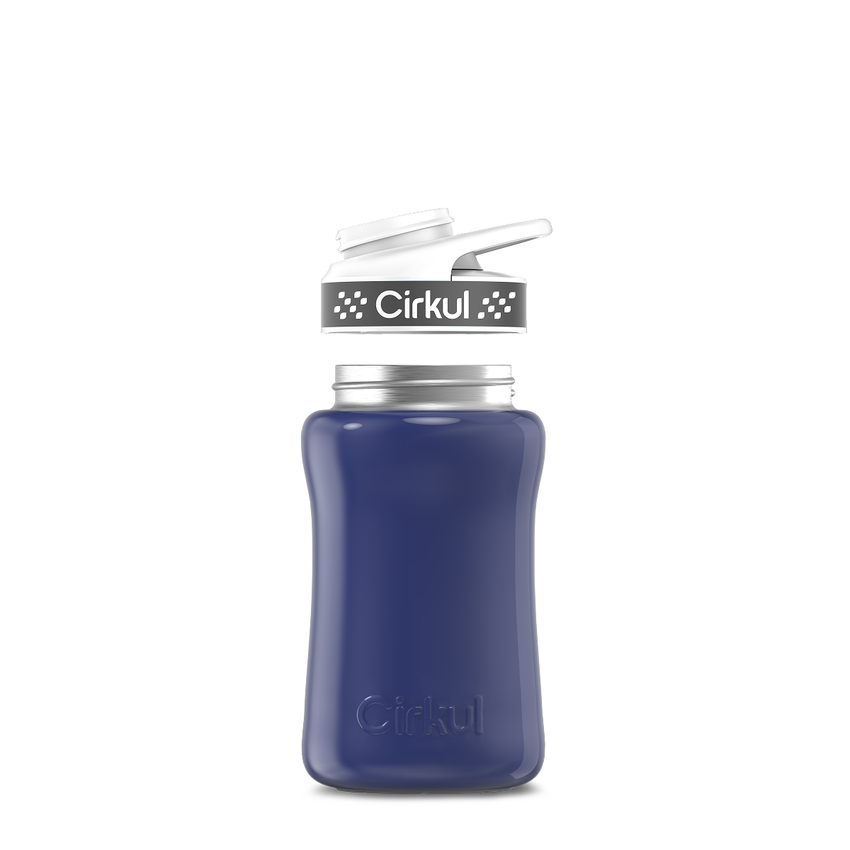 12oz. Stainless Steel Bottle & Comfort Grip Lid U5