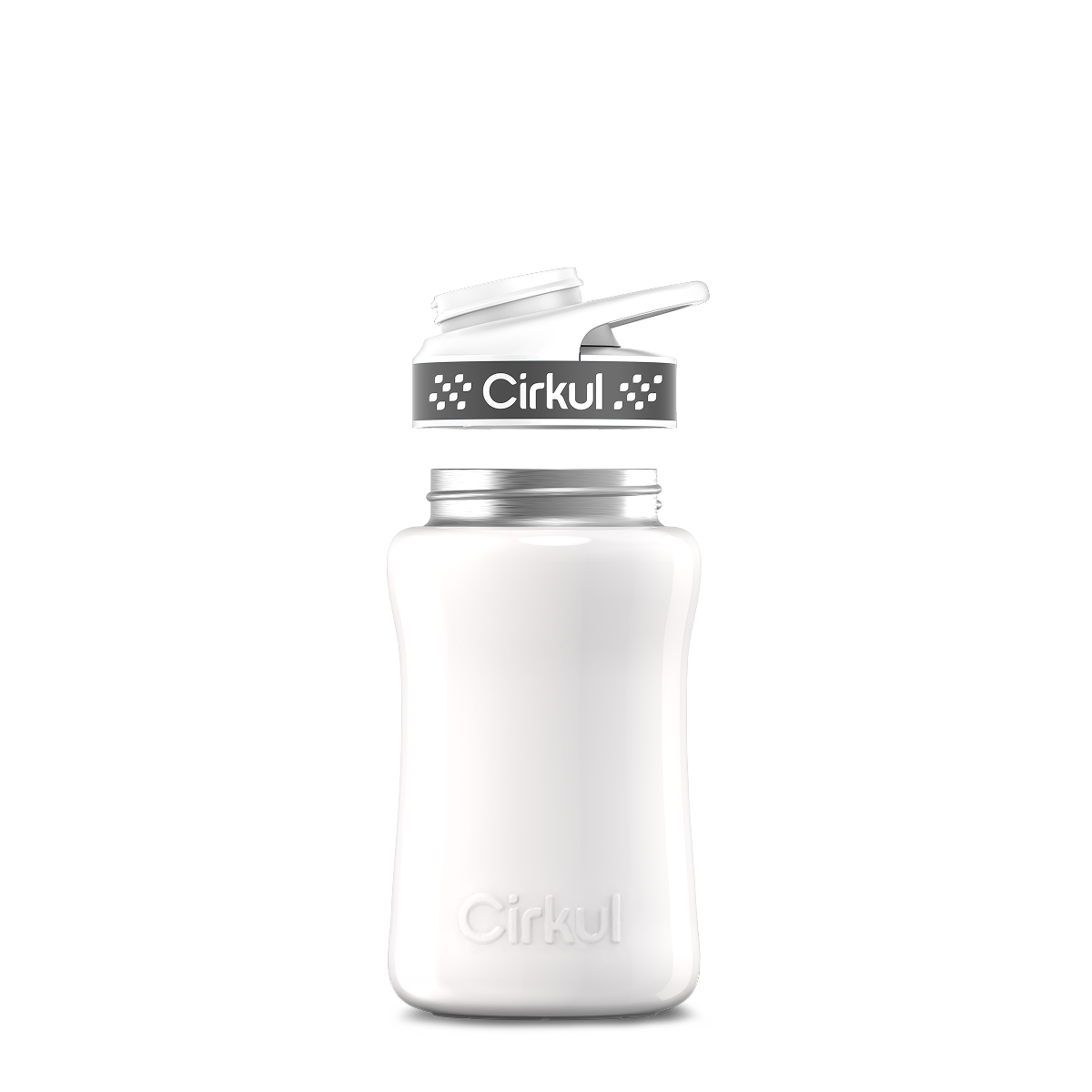 12oz. Stainless Steel Bottle & Comfort Grip Lid U5