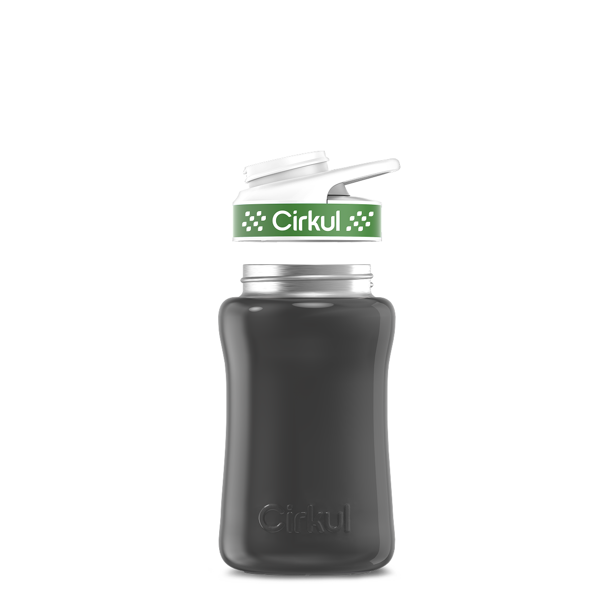 12oz. Stainless Steel Bottle & Comfort Grip Lid U5
