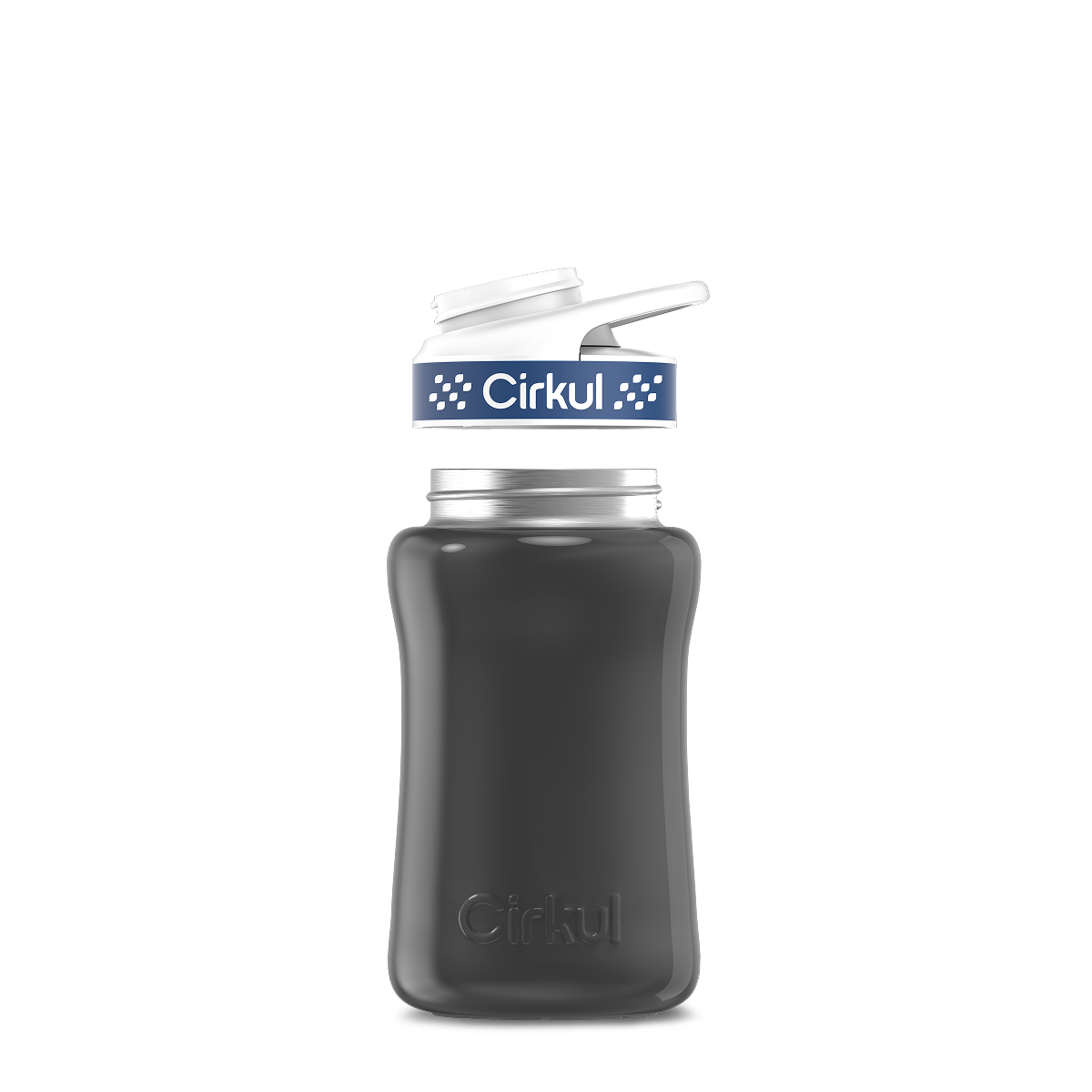 12oz. Stainless Steel Bottle & Comfort Grip Lid U5