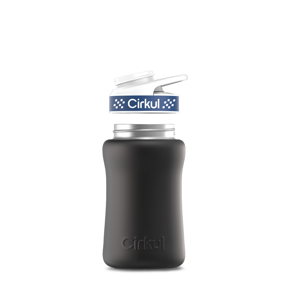 12oz. Stainless Steel Bottle & Comfort Grip Lid O4