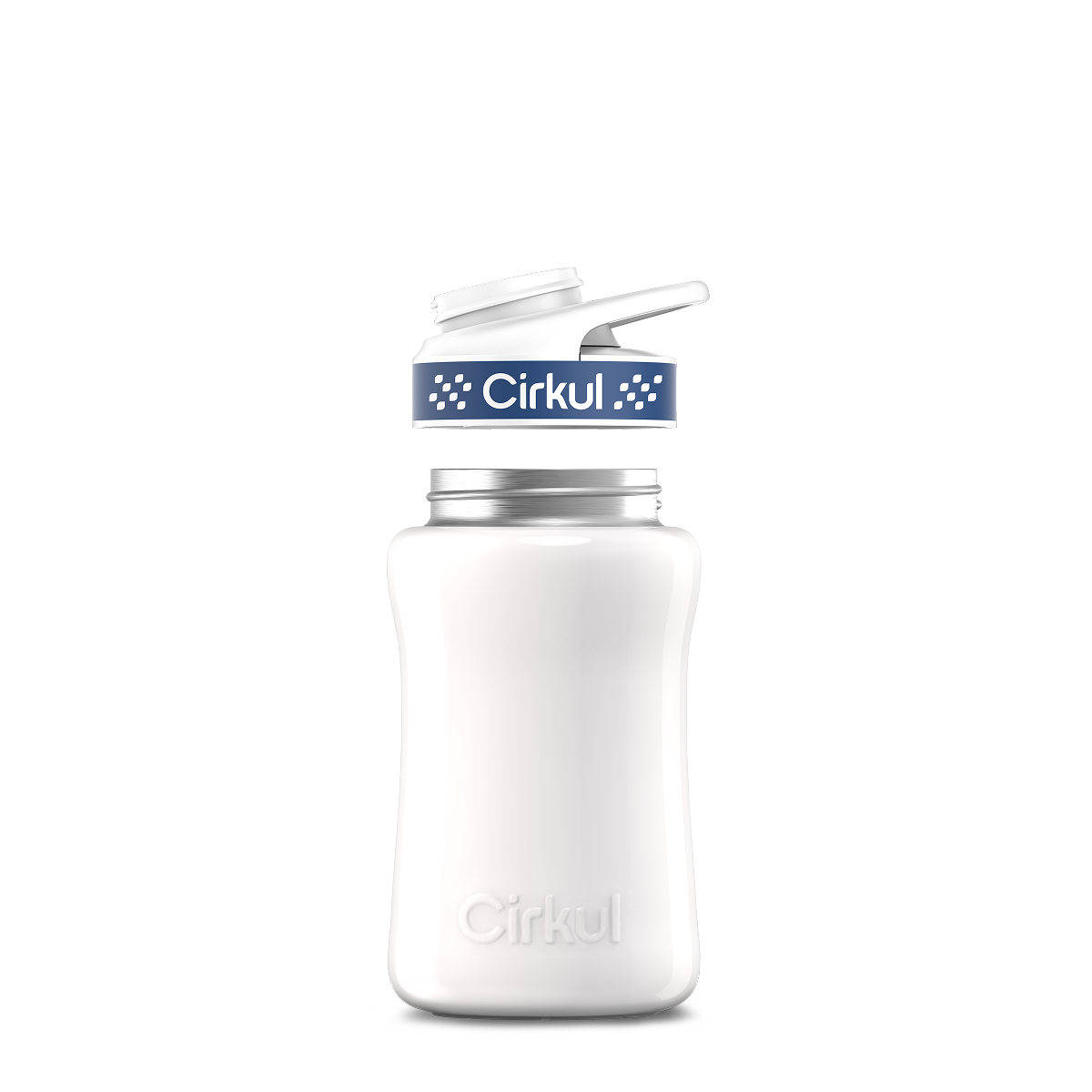 12oz. Stainless Steel Bottle & Comfort Grip Lid U5