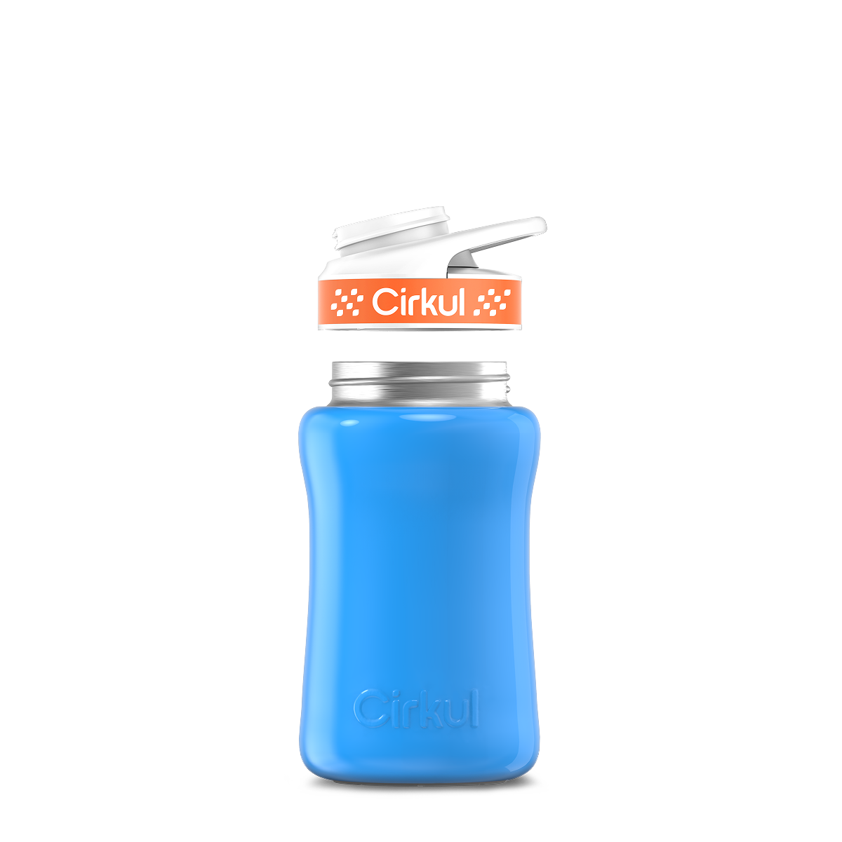 12oz. Stainless Steel Bottle & Comfort Grip Lid U5