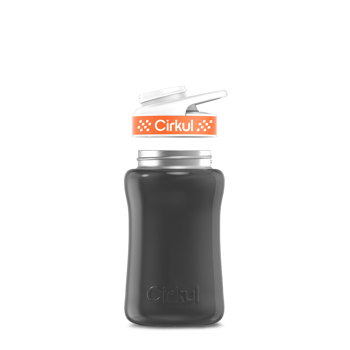 12oz. Stainless Steel Bottle & Comfort Grip Lid U5
