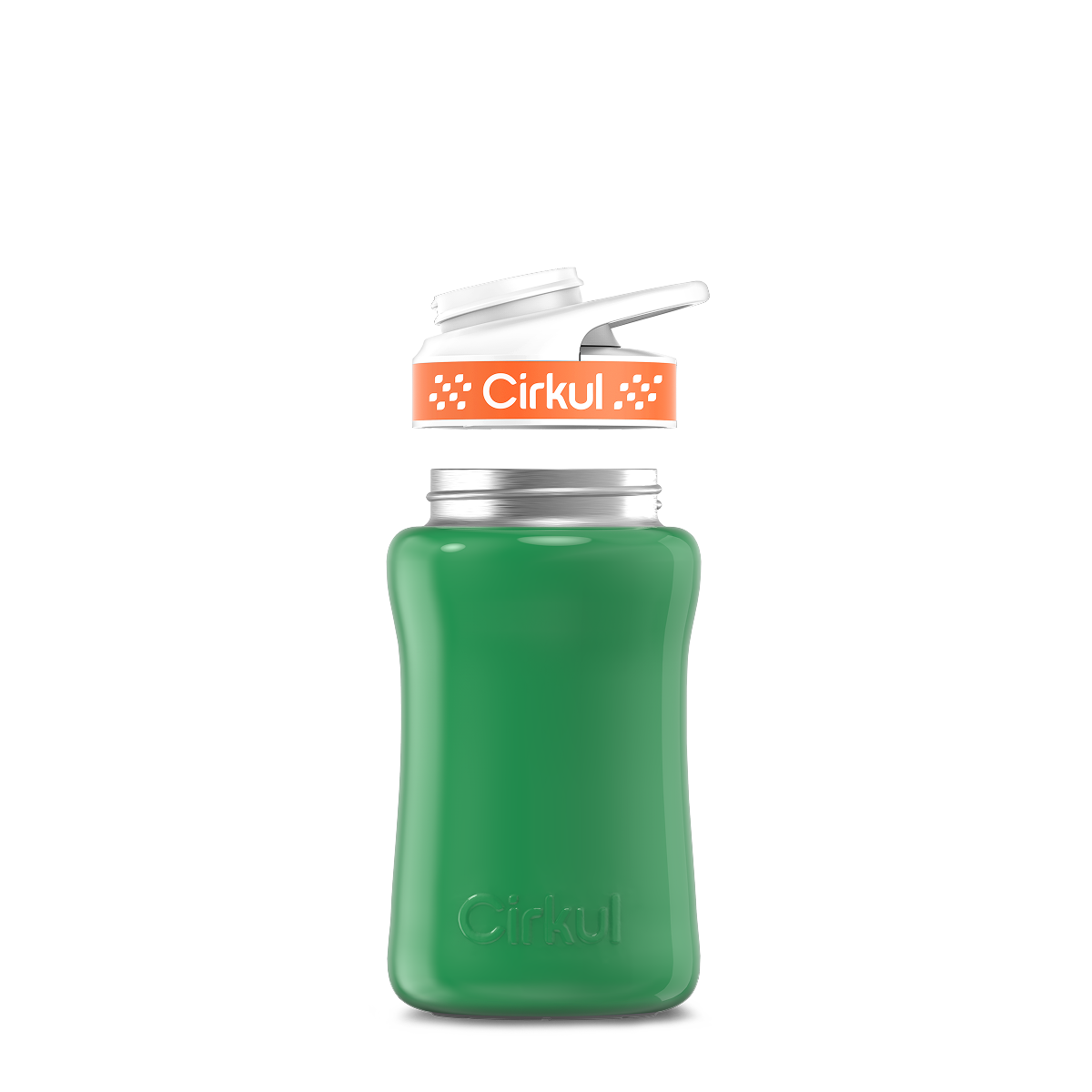 12oz. Stainless Steel Bottle & Comfort Grip Lid U5