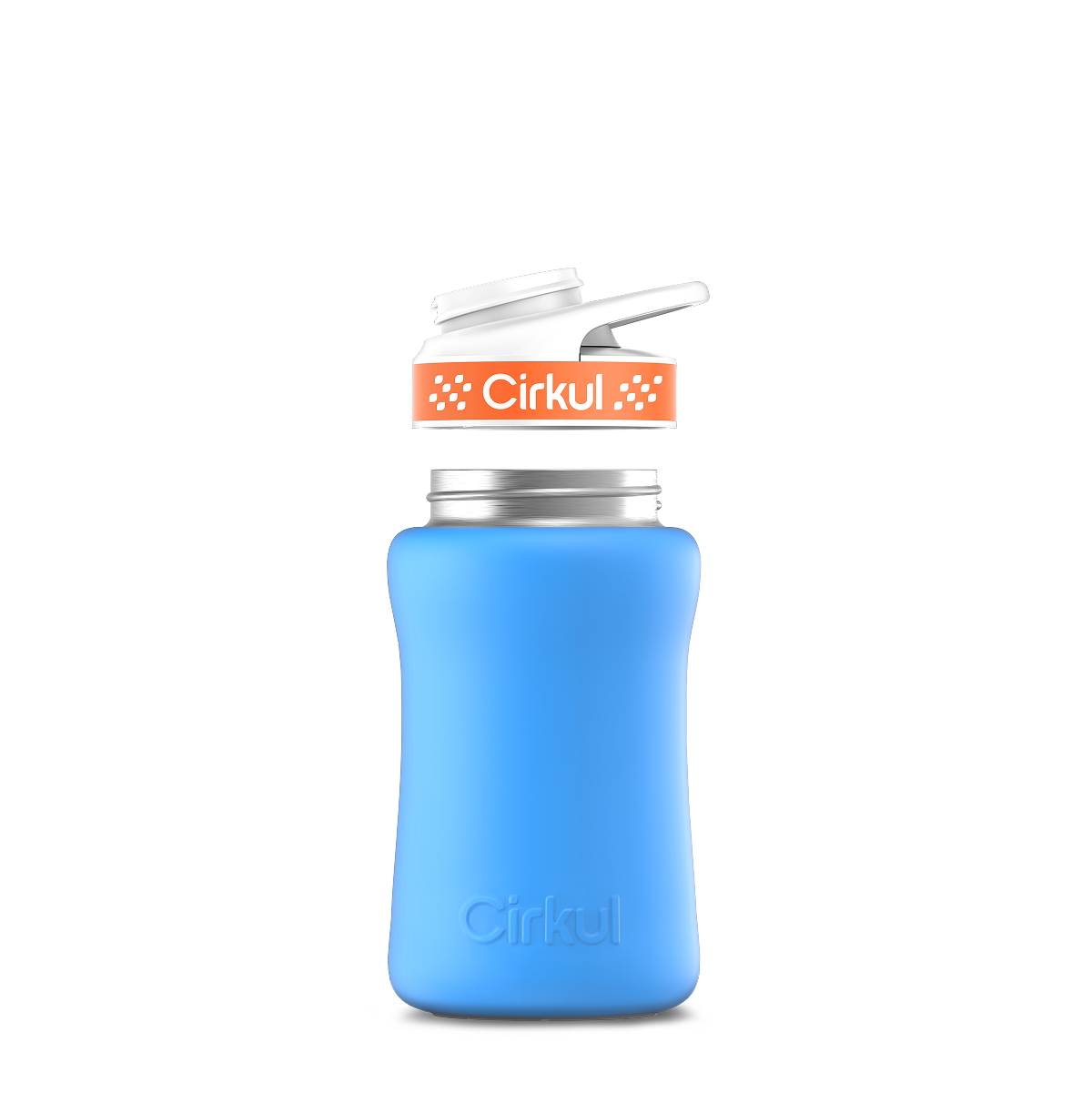12oz. Stainless Steel Bottle & Comfort Grip Lid U5
