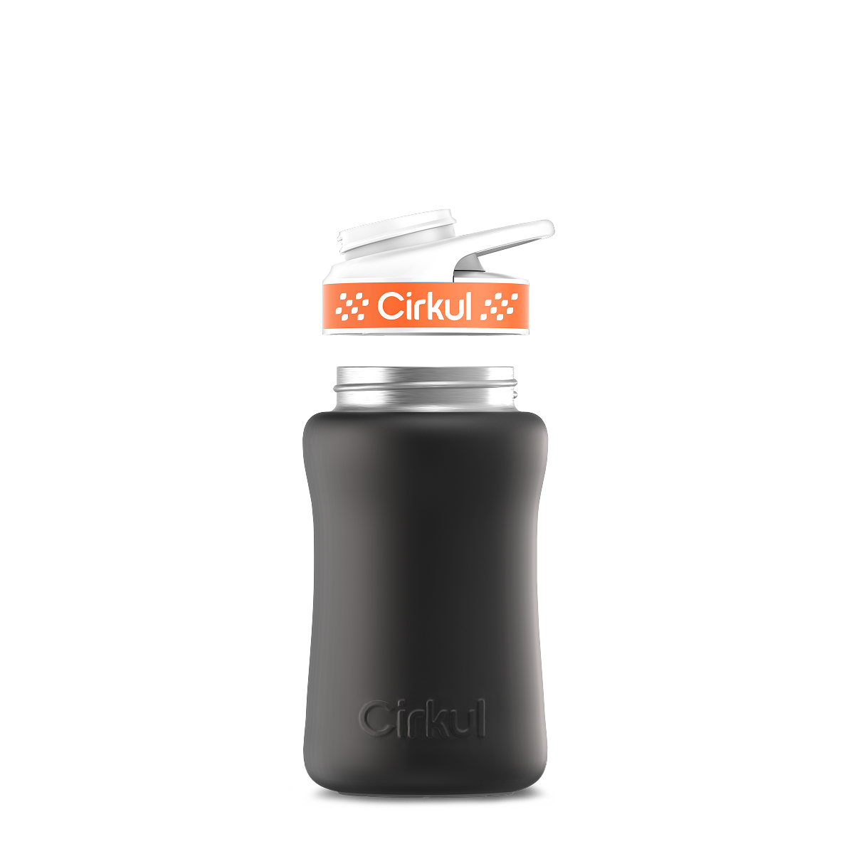12oz. Stainless Steel Bottle & Comfort Grip Lid U5