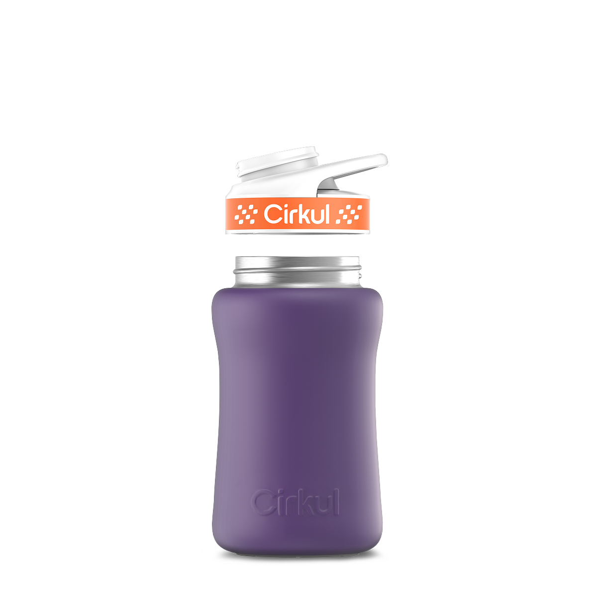 12oz. Stainless Steel Bottle & Comfort Grip Lid U5