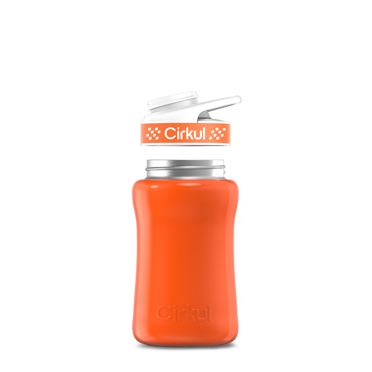 12oz. Stainless Steel Bottle & Comfort Grip Lid U5