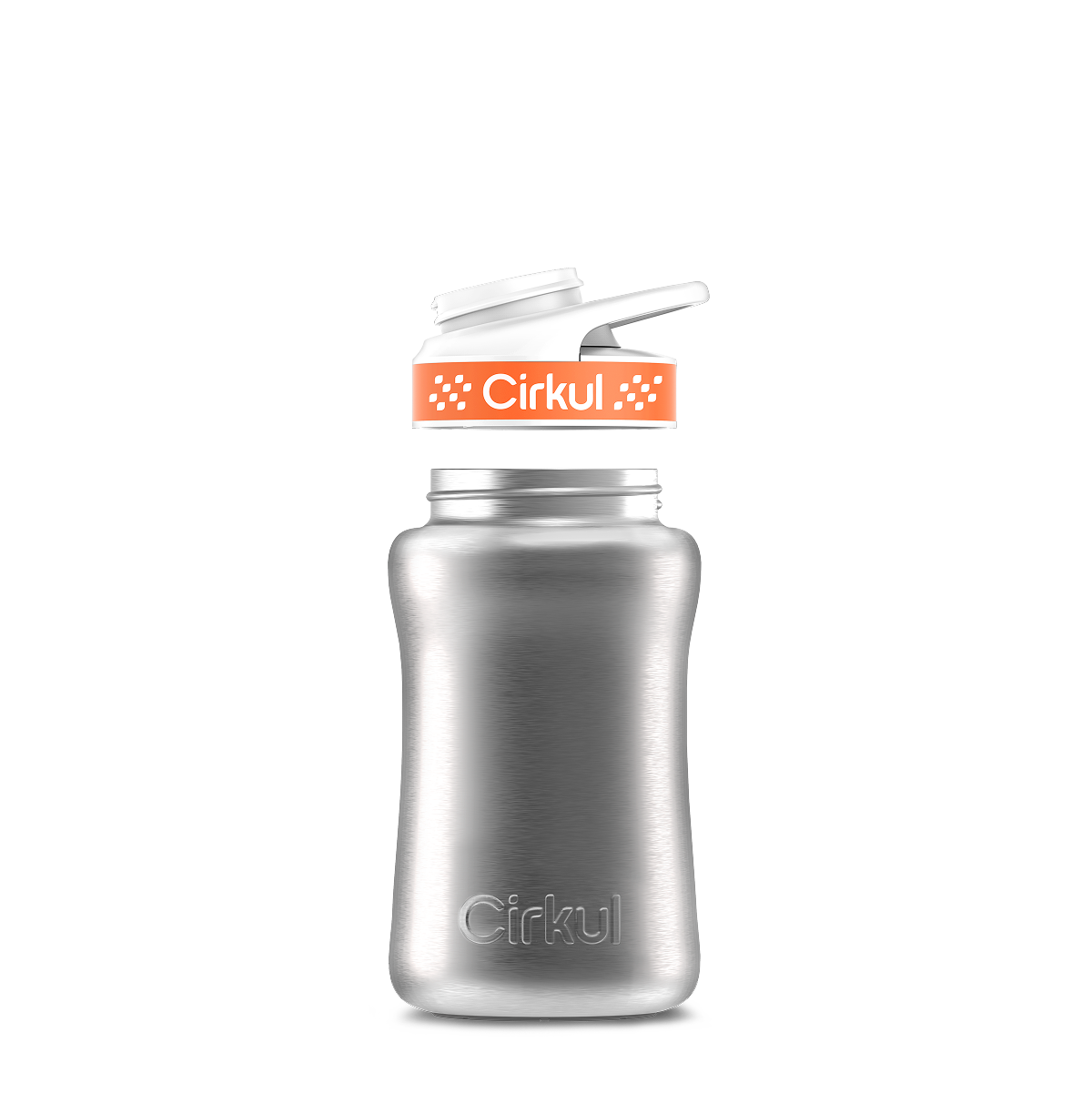 12oz. Stainless Steel Bottle & Comfort Grip Lid U5