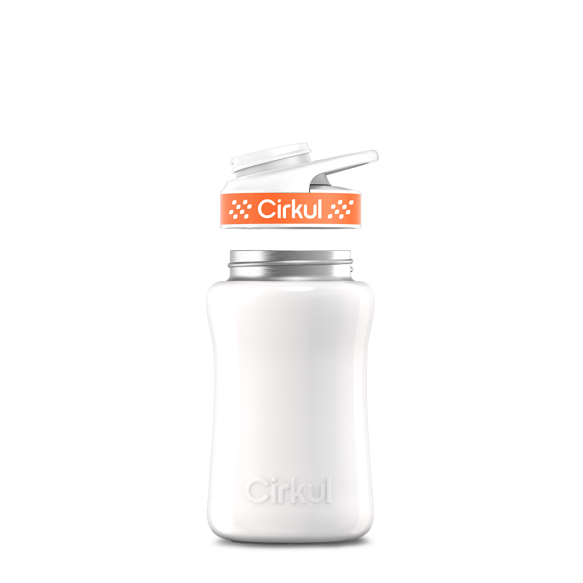12oz. Stainless Steel Bottle & Comfort Grip Lid U5