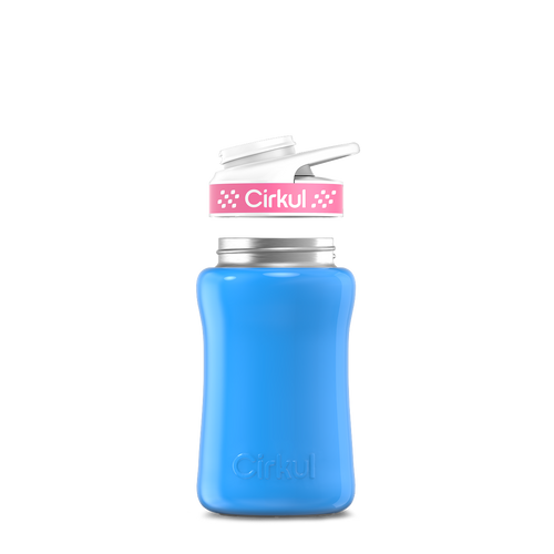 12oz. Stainless Steel Bottle & Comfort Grip Lid O4