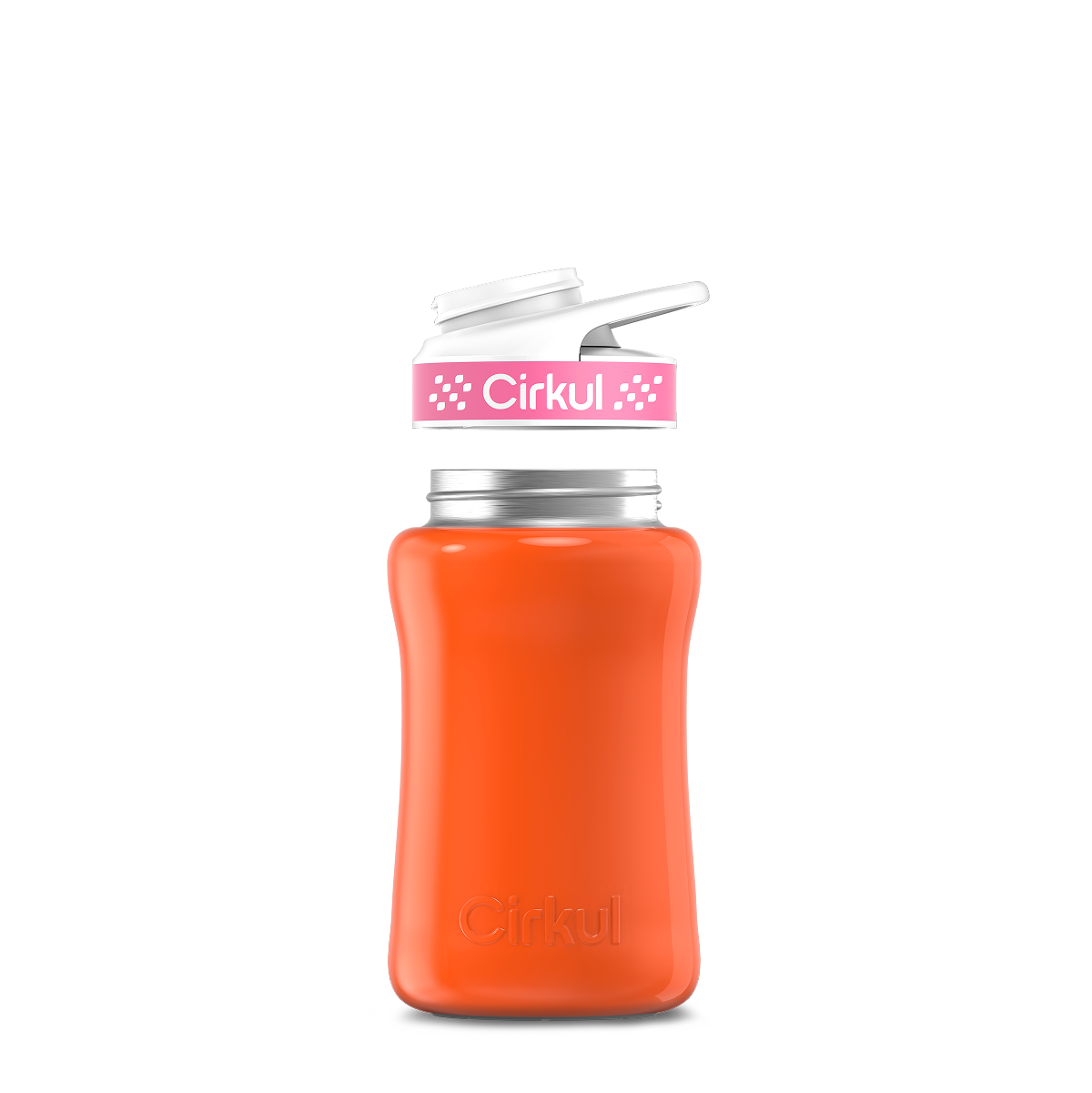 12oz. Stainless Steel Bottle & Comfort Grip Lid U5
