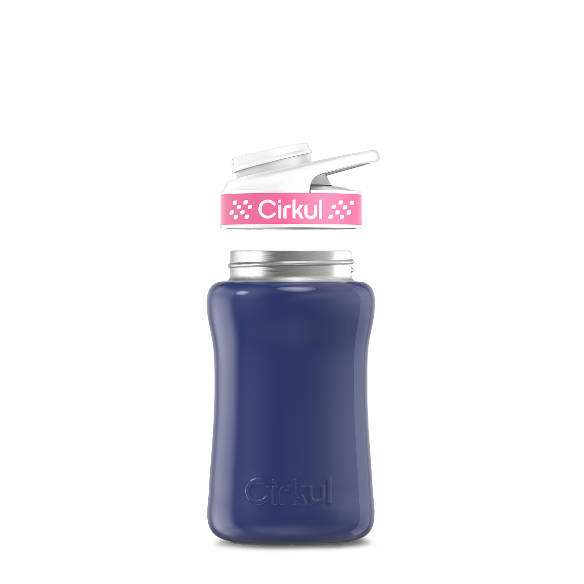 12oz. Stainless Steel Bottle & Comfort Grip Lid U5