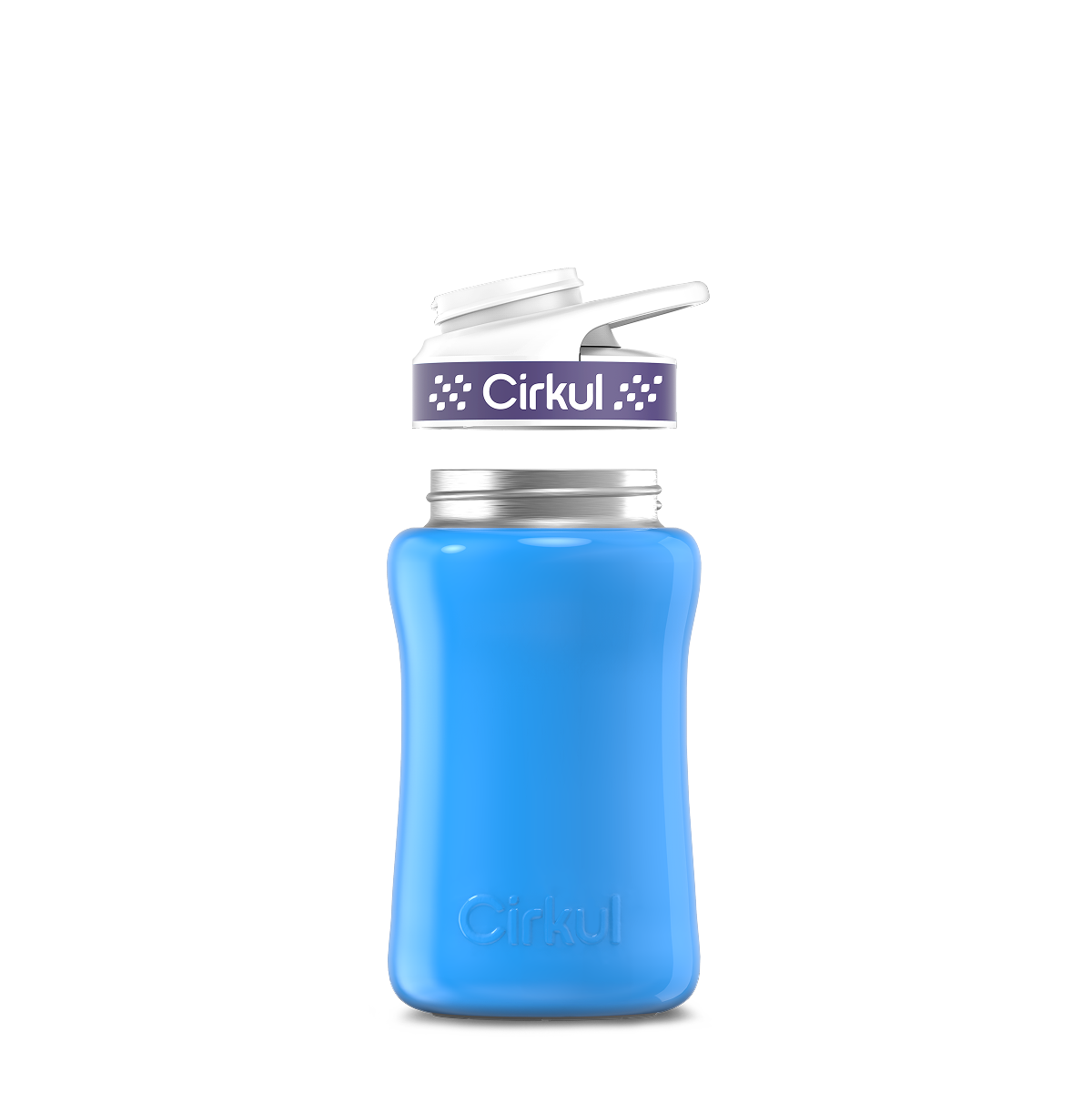 12oz. Stainless Steel Bottle & Comfort Grip Lid U5