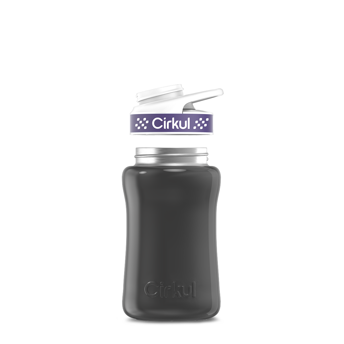 12oz. Stainless Steel Bottle & Comfort Grip Lid U5