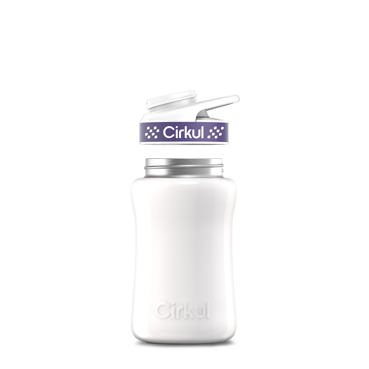 12oz. Stainless Steel Bottle & Comfort Grip Lid U5