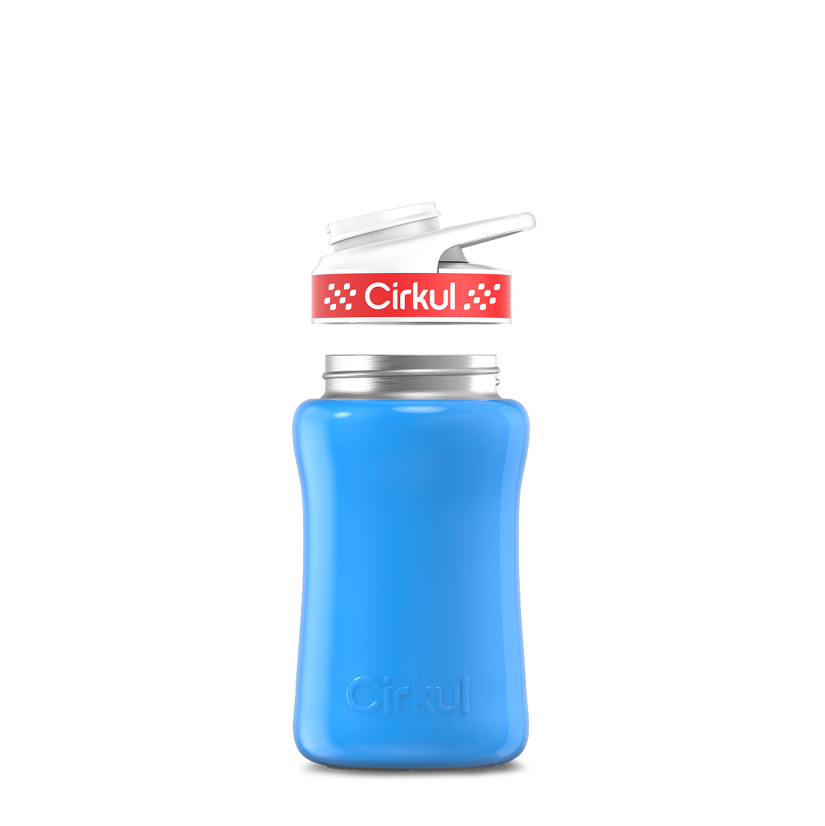 12oz. Stainless Steel Bottle & Comfort Grip Lid U5