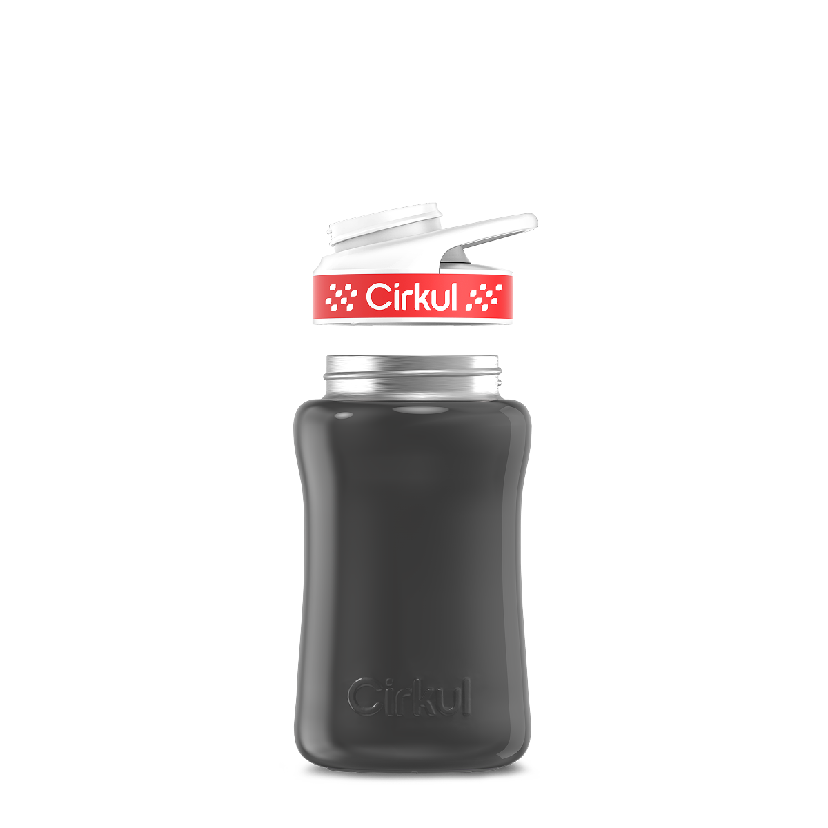 12oz. Stainless Steel Bottle & Comfort Grip Lid U5