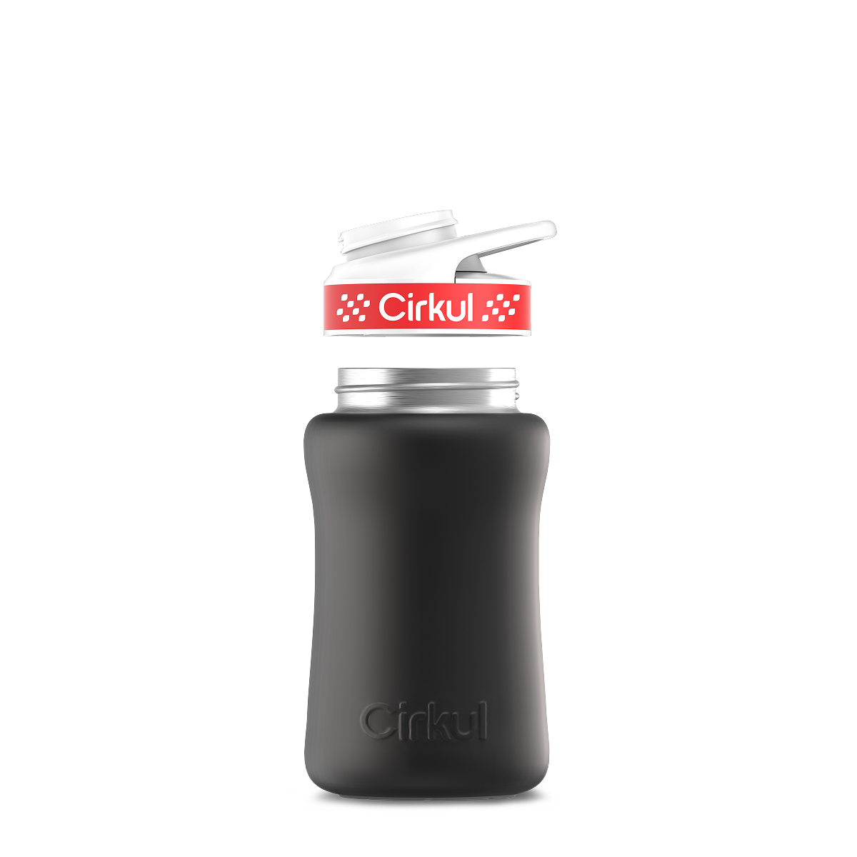 12oz. Stainless Steel Bottle & Comfort Grip Lid U5