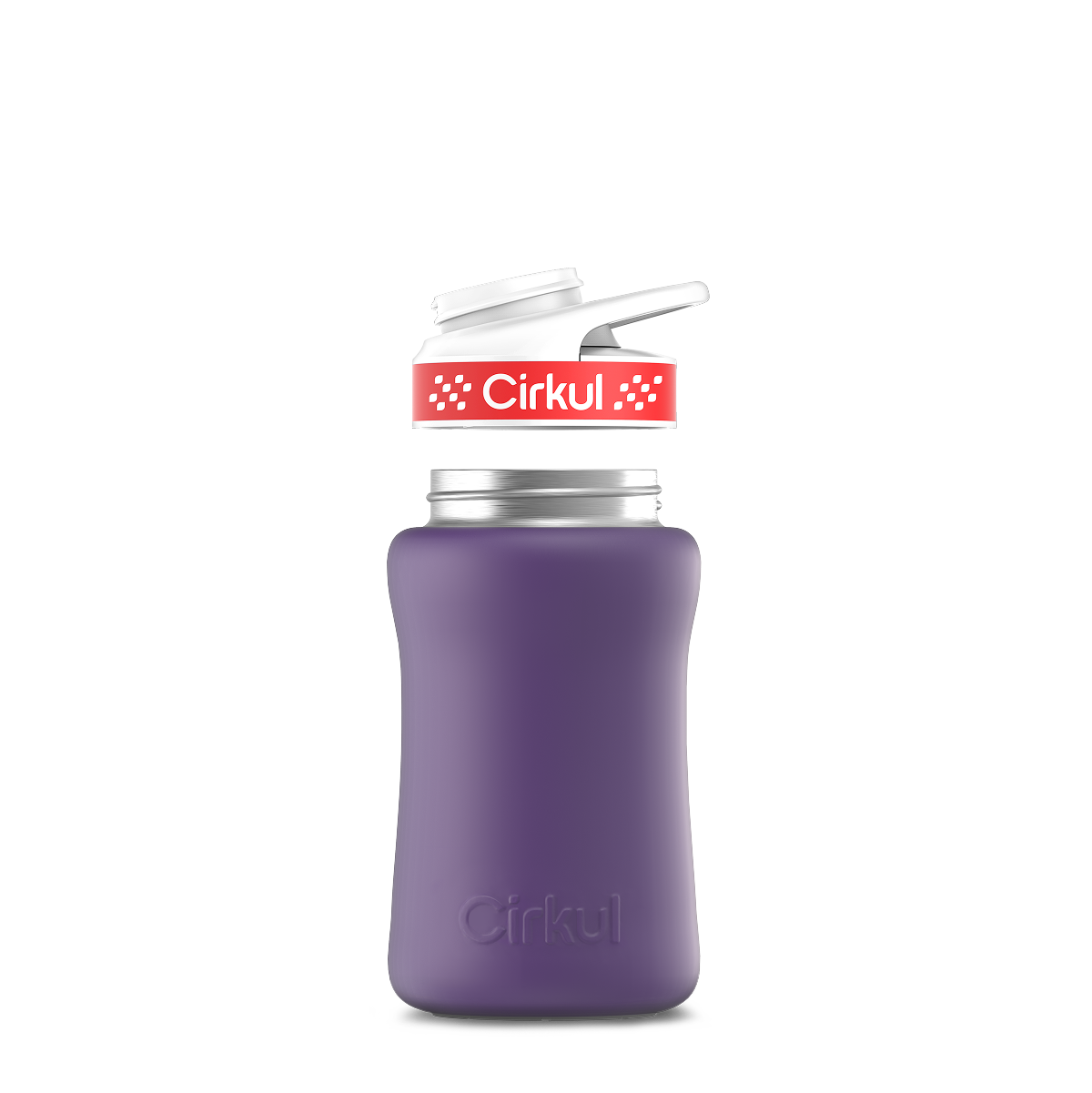 12oz. Stainless Steel Bottle & Comfort Grip Lid O4