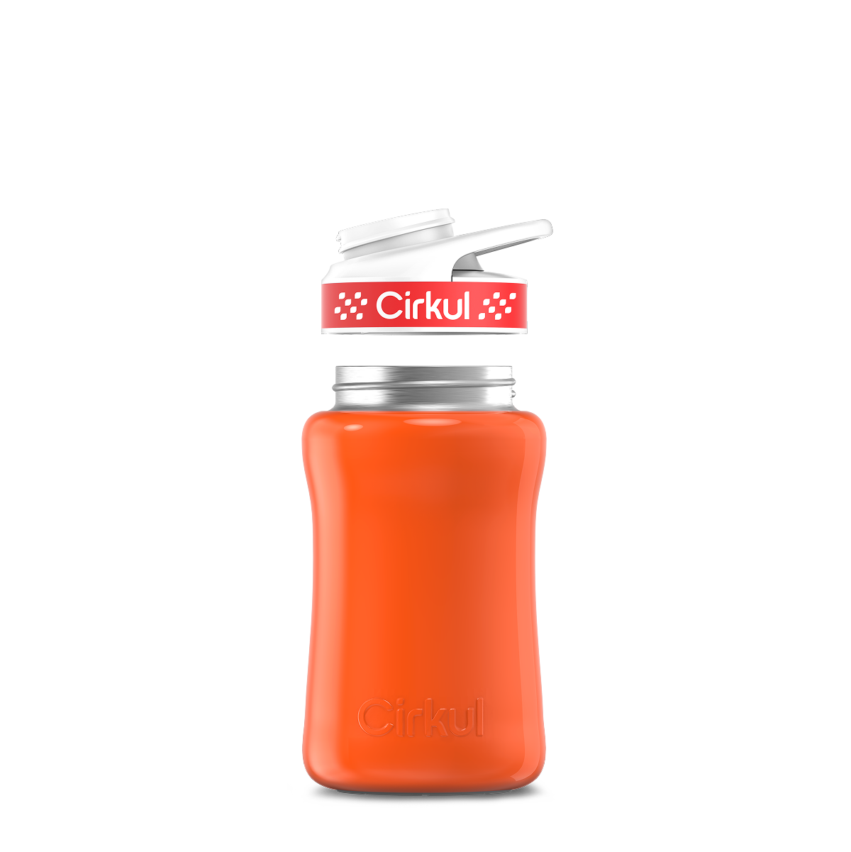 12oz. Stainless Steel Bottle & Comfort Grip Lid U5