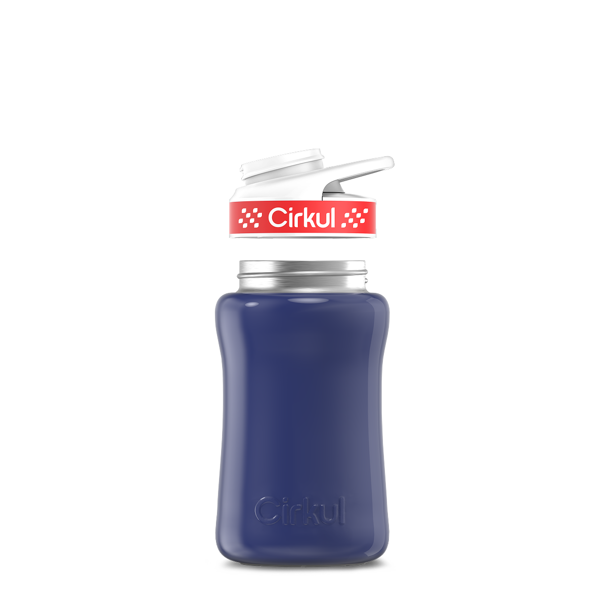 12oz. Stainless Steel Bottle & Comfort Grip Lid O4