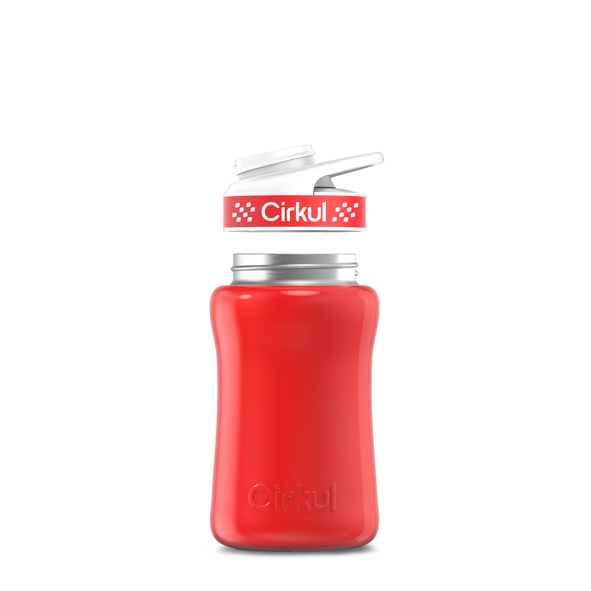 12oz. Stainless Steel Bottle & Comfort Grip Lid U5