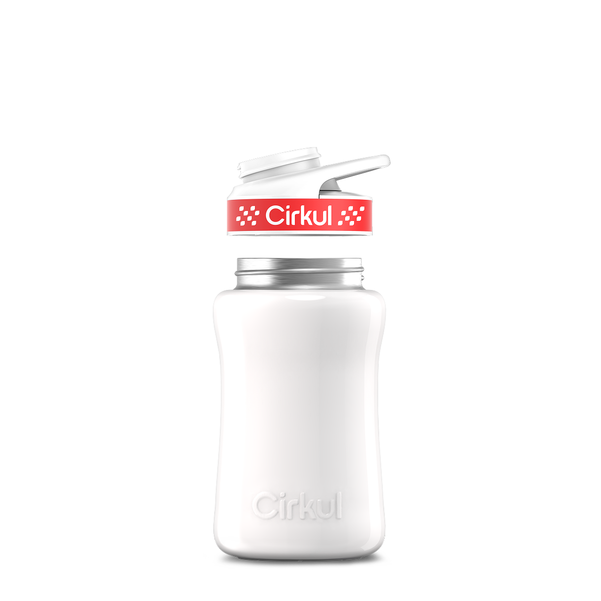 12oz. Stainless Steel Bottle & Comfort Grip Lid U5