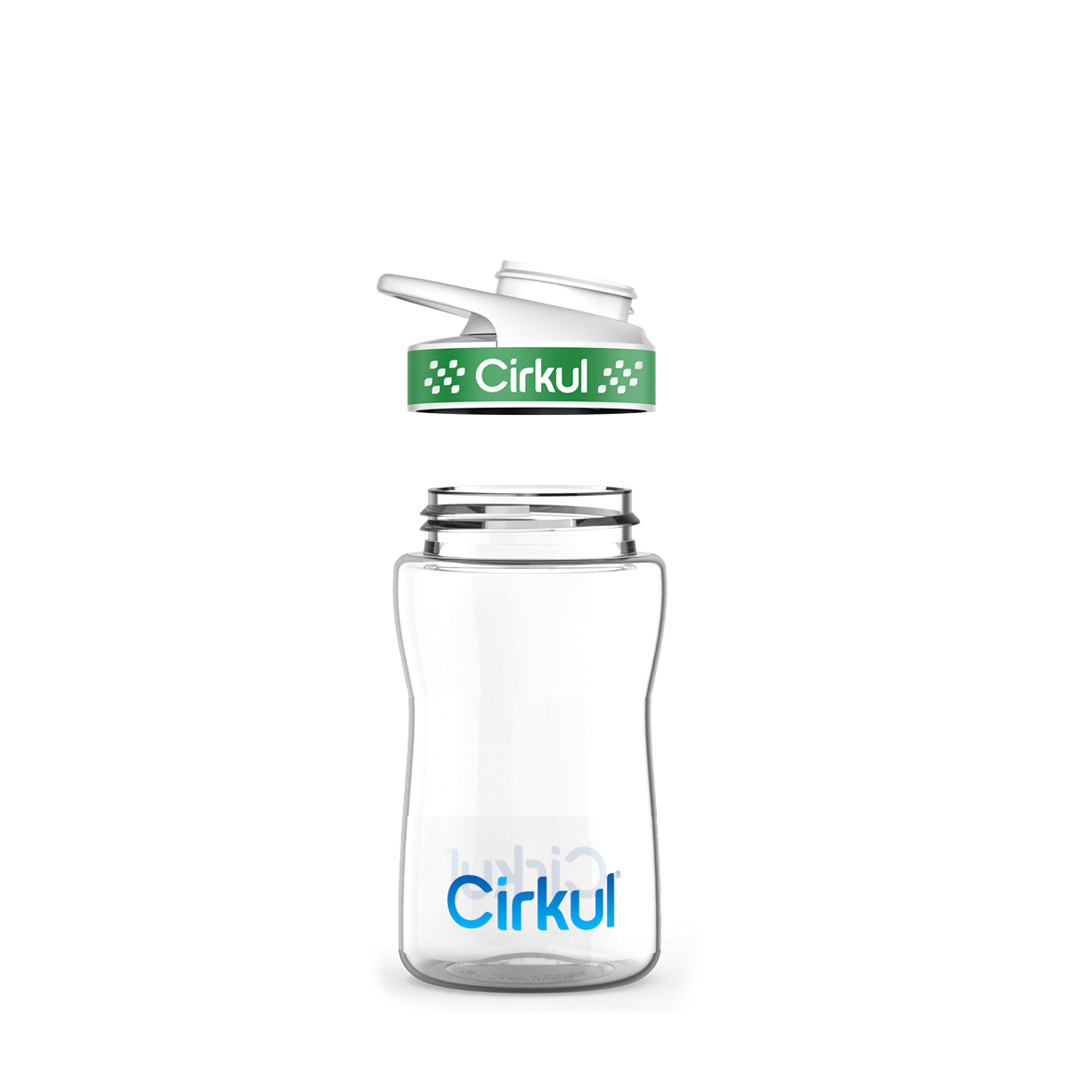 12oz. Plastic Bottle & Comfort Grip Lid I7