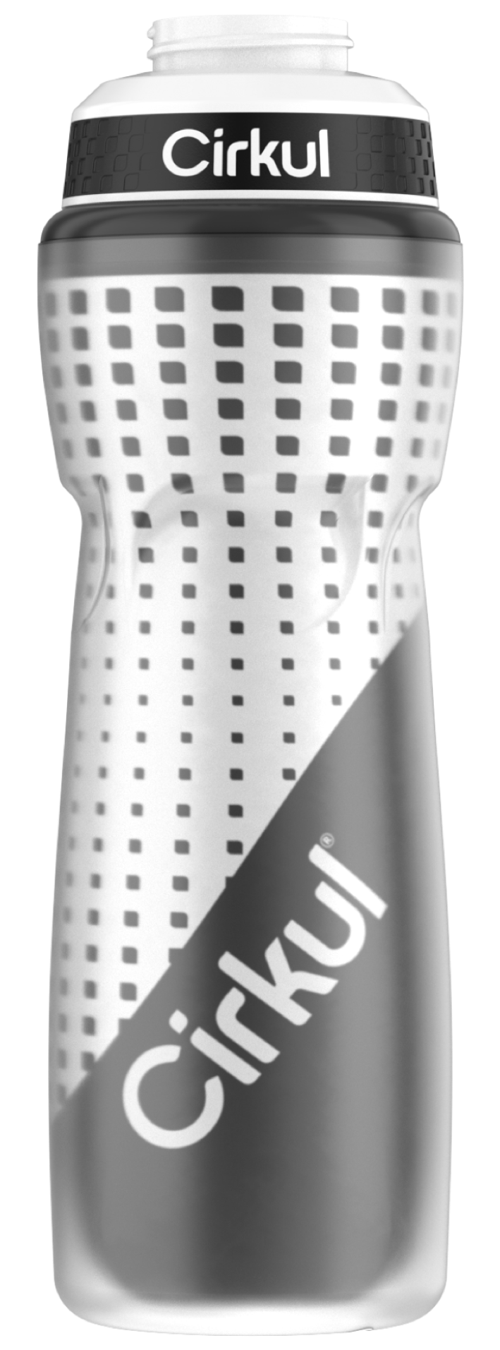 22oz. Insulated Squeeze Plastic Bottle & Sport Lid F6